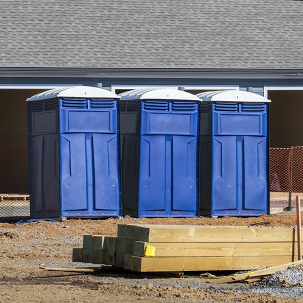 how do you dispose of waste after the porta potties have been emptied in Hagar Shores